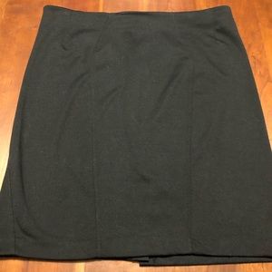 Anne Klein XL black knit skirt